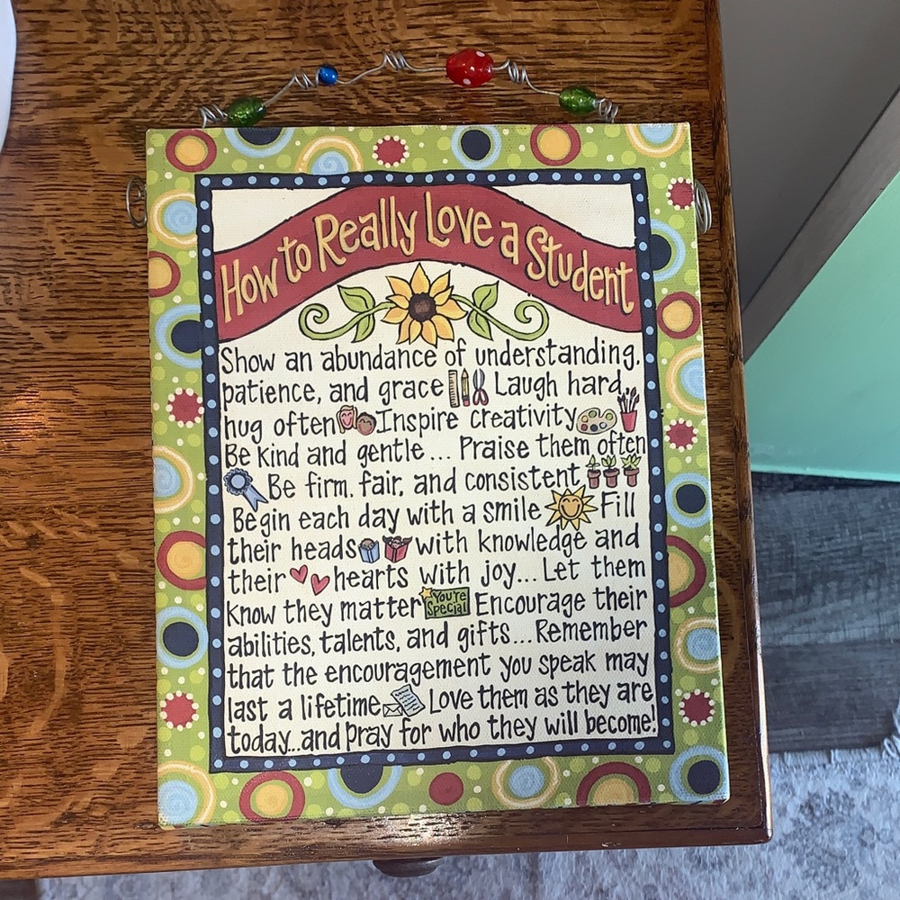 “ How To Really Love a Student “ Canvas Art
